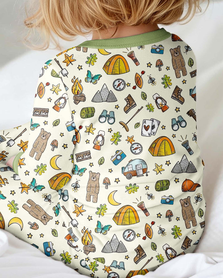 Love Camping Matching Family Bamboo Convertible Zippy