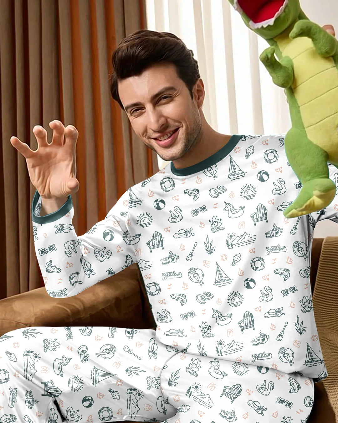 Lake Vibe Bamboo Men's Pajama Set