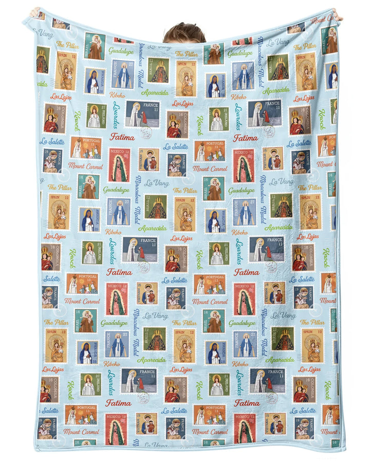 Our Lady, Around the World Bamboo Blanket