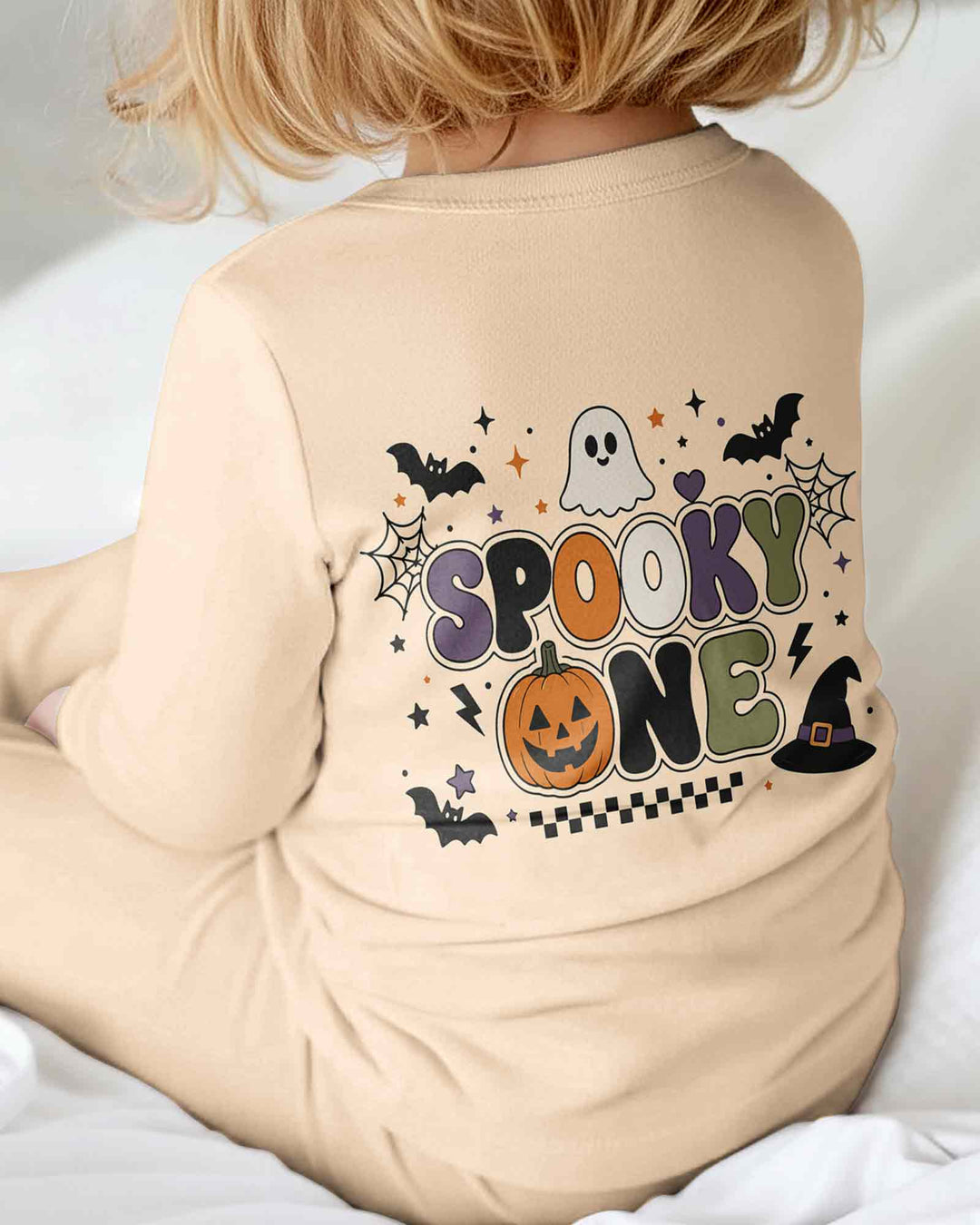 Personalized Spooky One Halloween Baby Bamboo Convertible Zippy