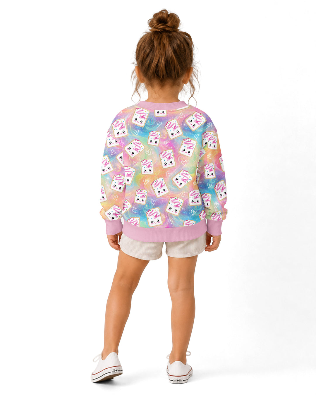 Kawaii Sprinkle Pastry Bamboo Crewneck Sweatshirt