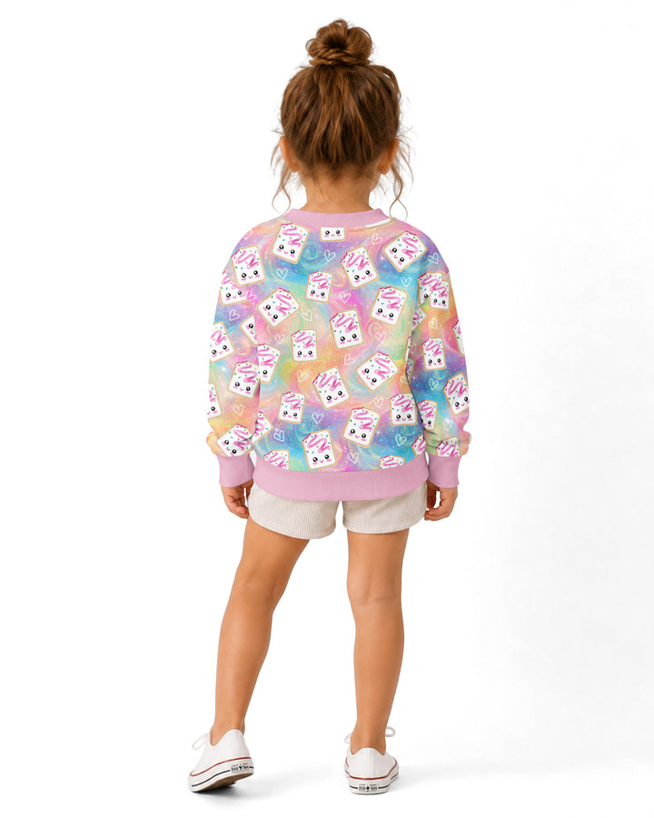 Kawaii Sprinkle Pastry Bamboo Crewneck Sweatshirt