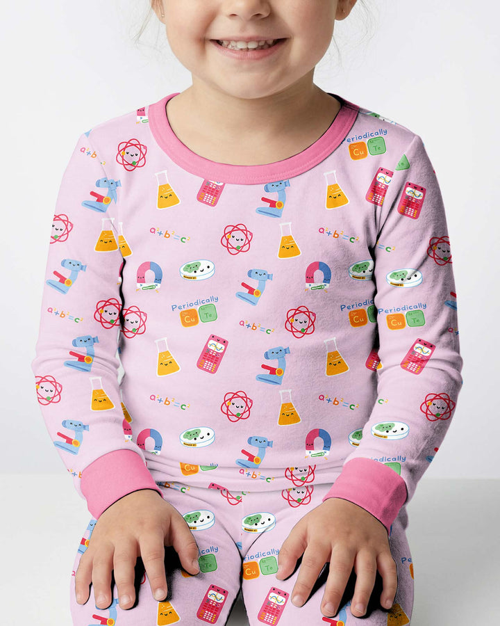 Pijama de dos piezas de bambú de manga larga Shabat Shalom