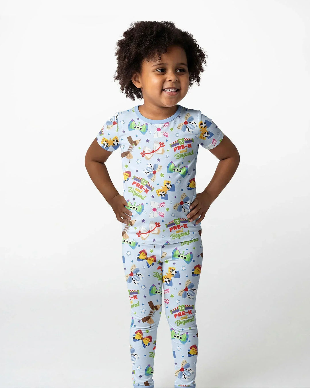 Ready for Pre-K Bamboo Two Piece Short Sleeve Pajama Set