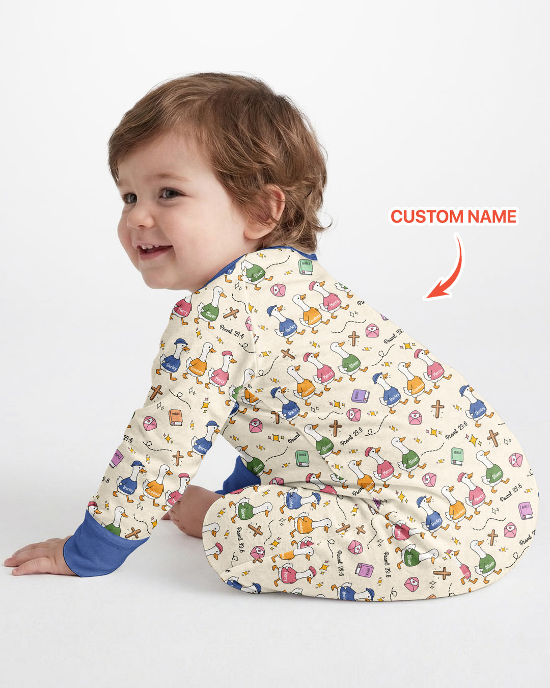 Psalm 23:6 Matching Family Bamboo Convertible Zippy