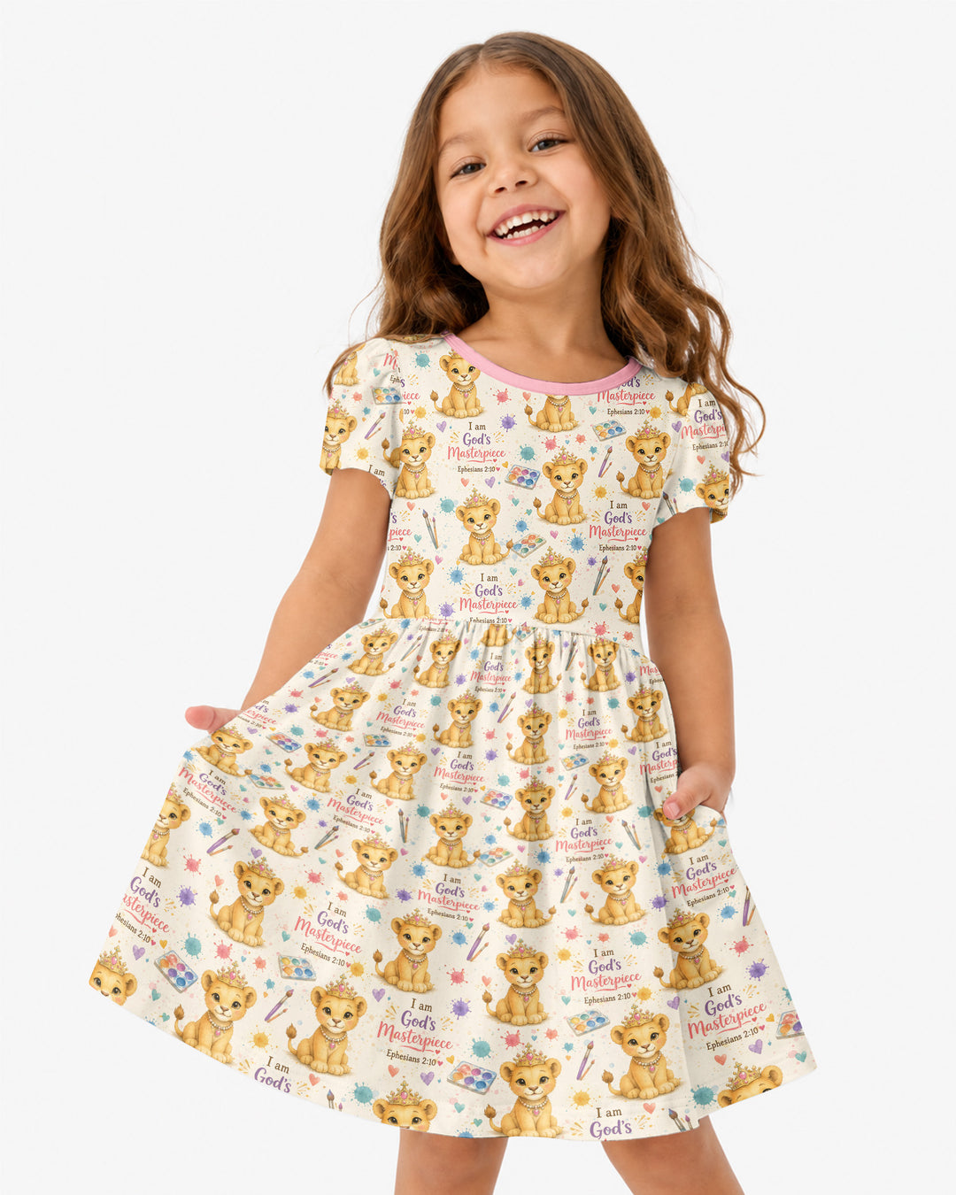 I Am God's Masterpiece Bamboo Twirl Dress