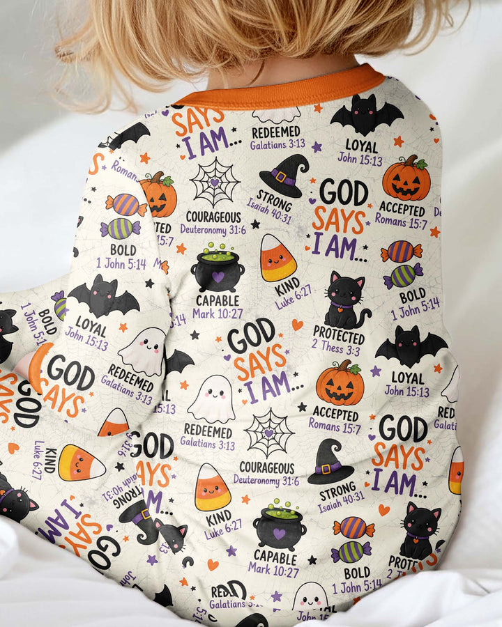 Halloween God Says I Am Bamboo Convertible Zippy
