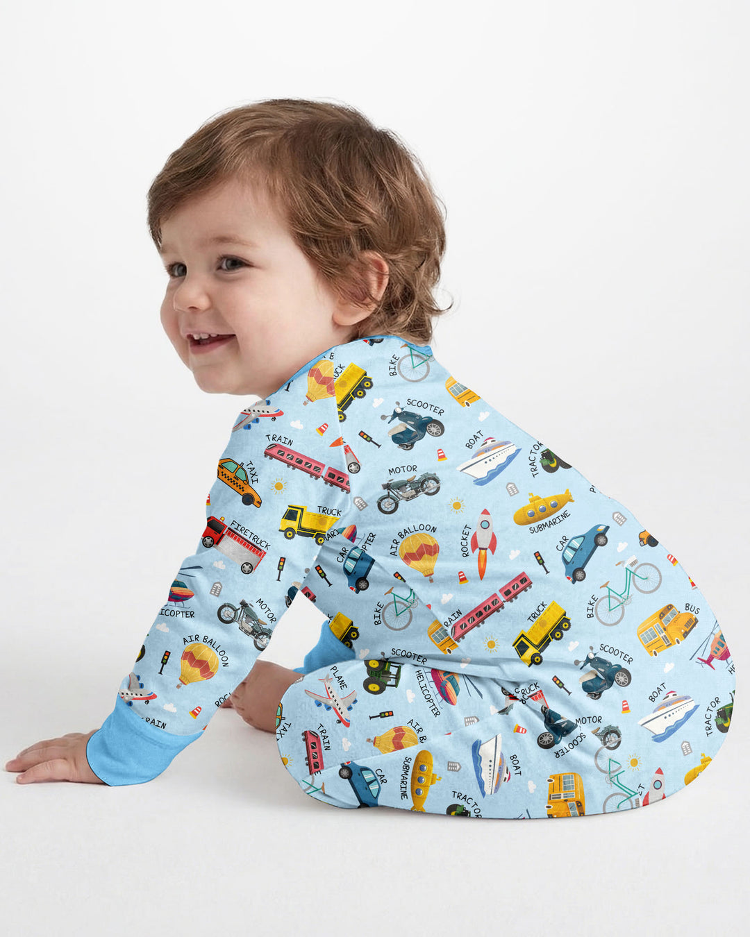 Gerippte Babykleidung mit individuellem Foto - Weich &amp; Skizzenhaft