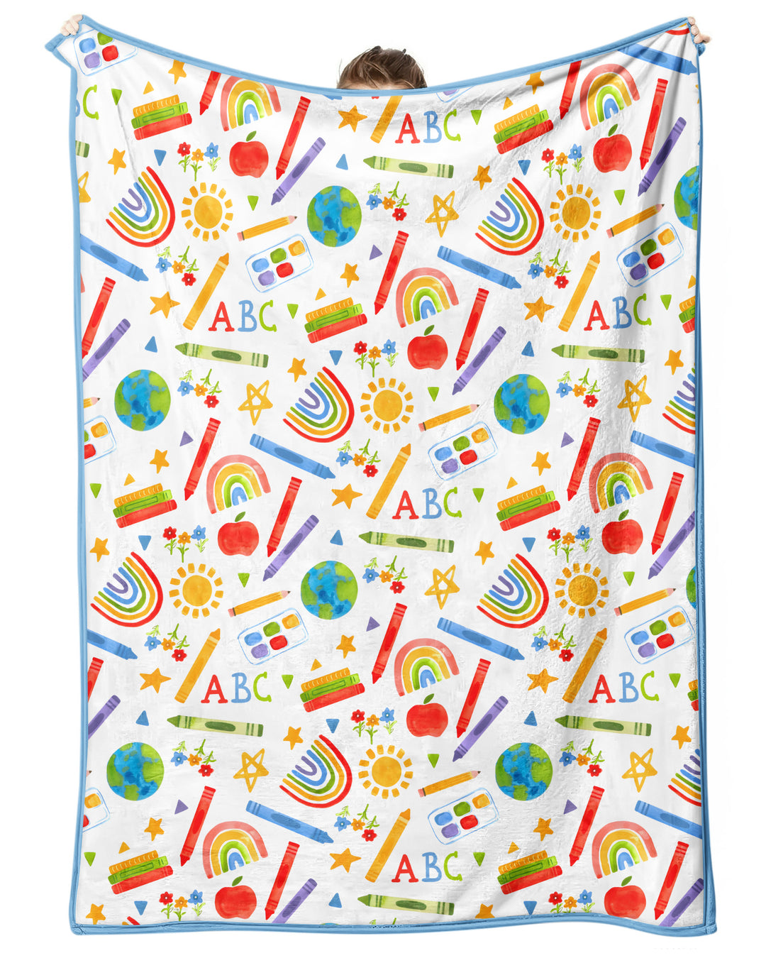 School Scribbles Bamboo Blanket