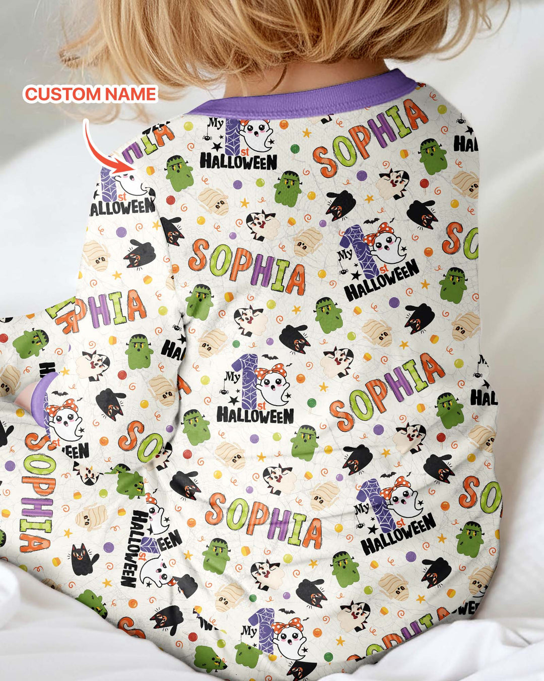 Personalized My First Halloween  Bamboo Convertible Zippy