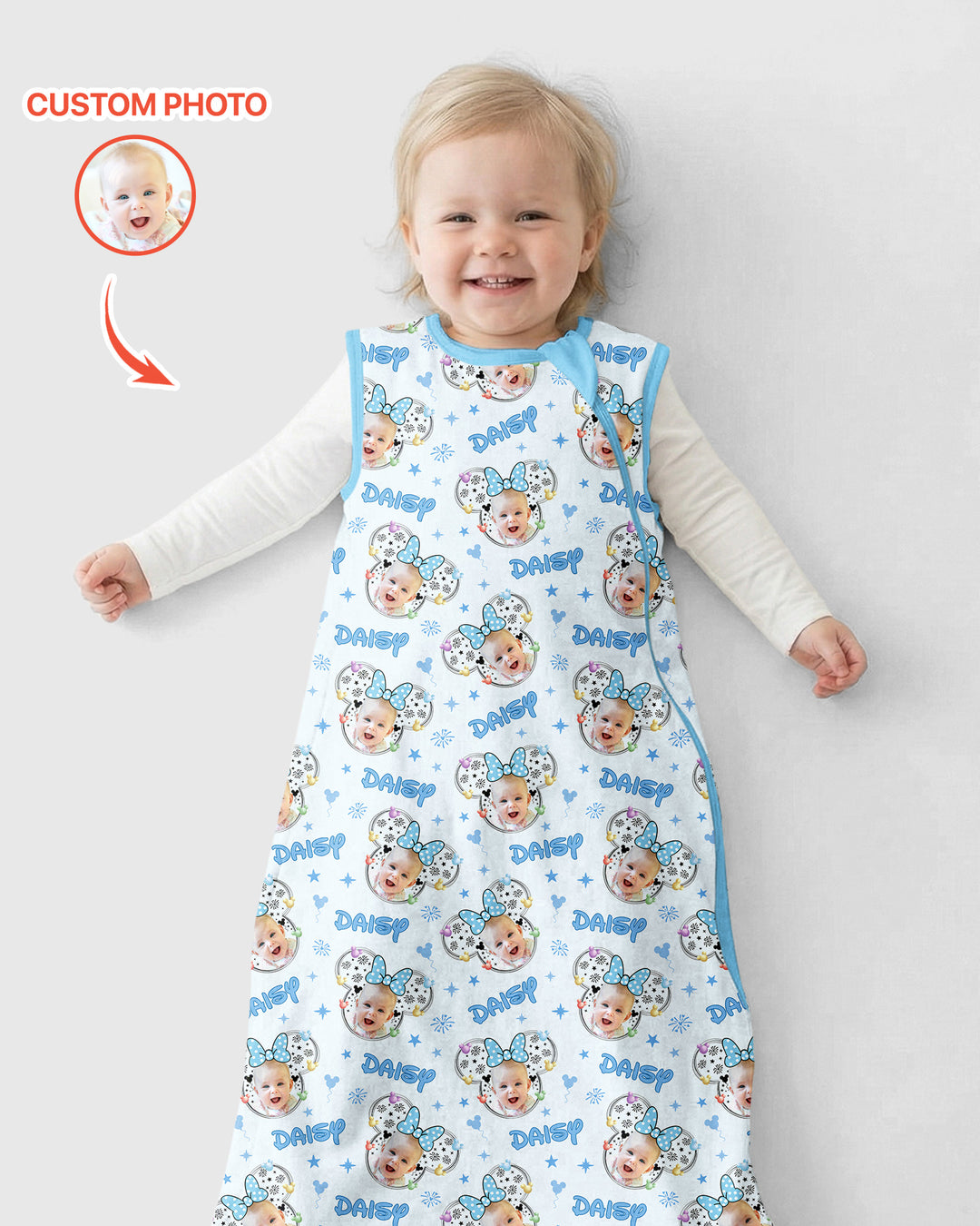 Custom Photo Little Princess Bamboo Sleep Bag