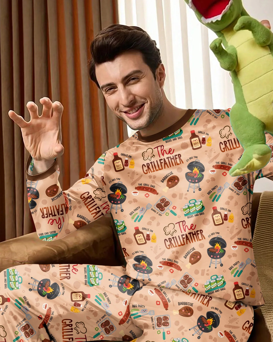 The Grill Father Family Matching Bamboo Men's Pajama Set