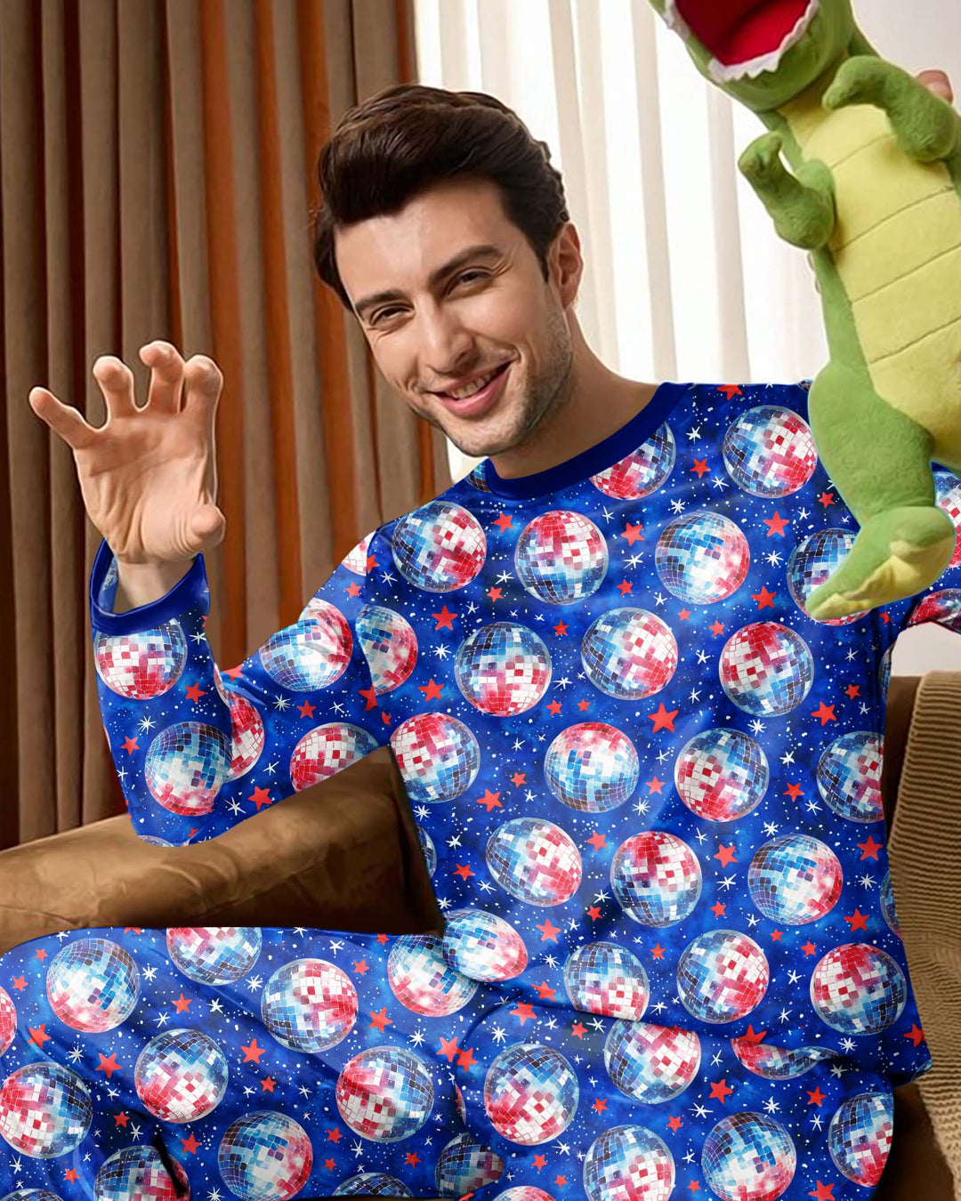 plantilla Conjunto de Pijama de Bambú para Hombre