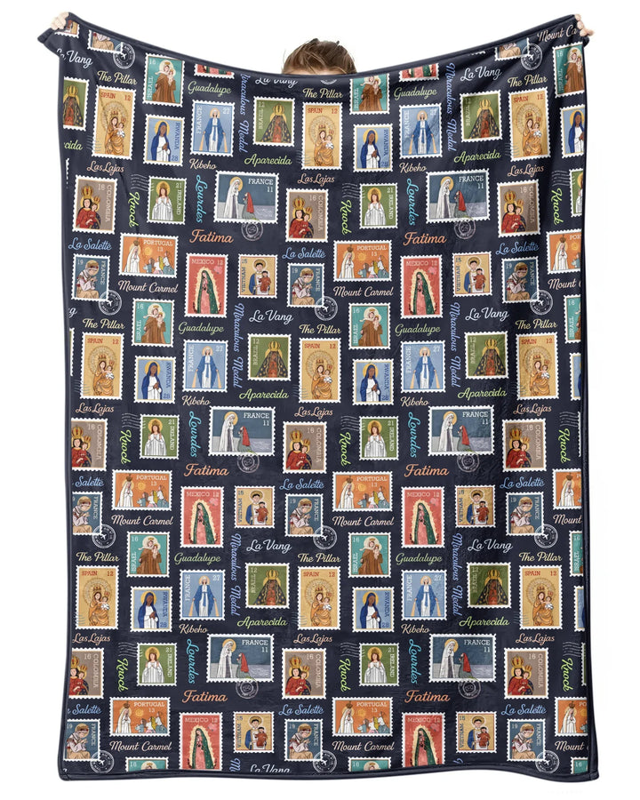 Our Lady, Around the World Bamboo Blanket