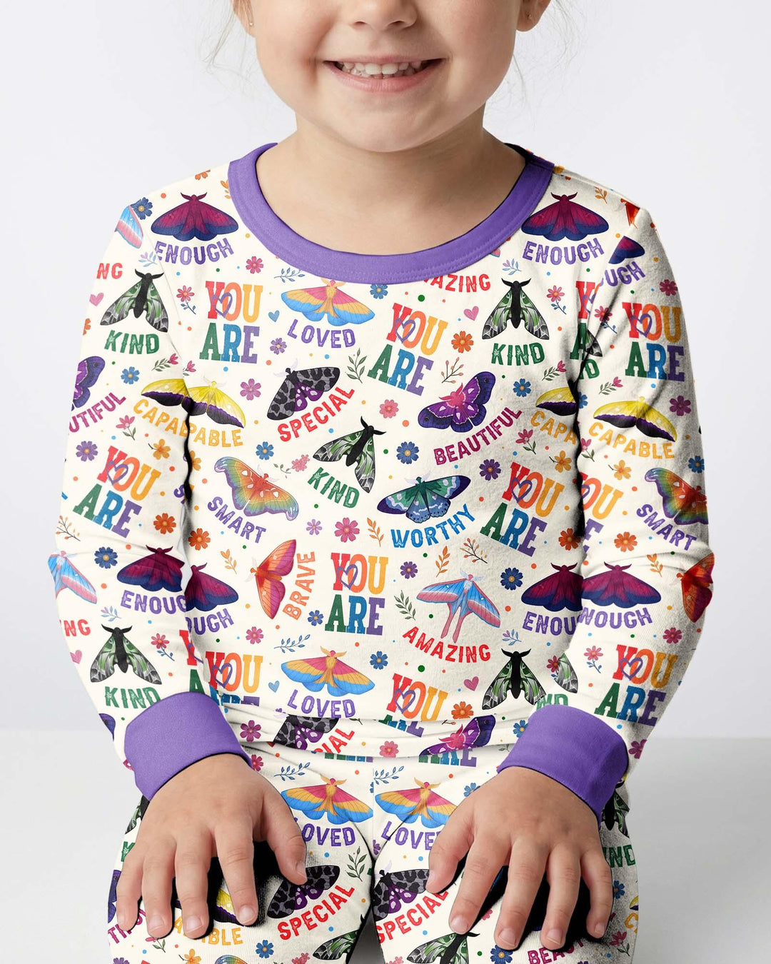 Proud Wings Family Matching Bamboo Two Piece Long Sleeve Pajama Set