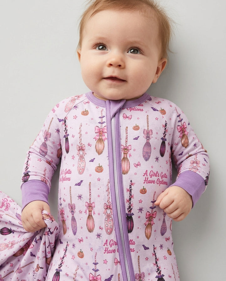 A Girl's Gotta Have Options Witch Brooms Bamboo Convertible Zippy