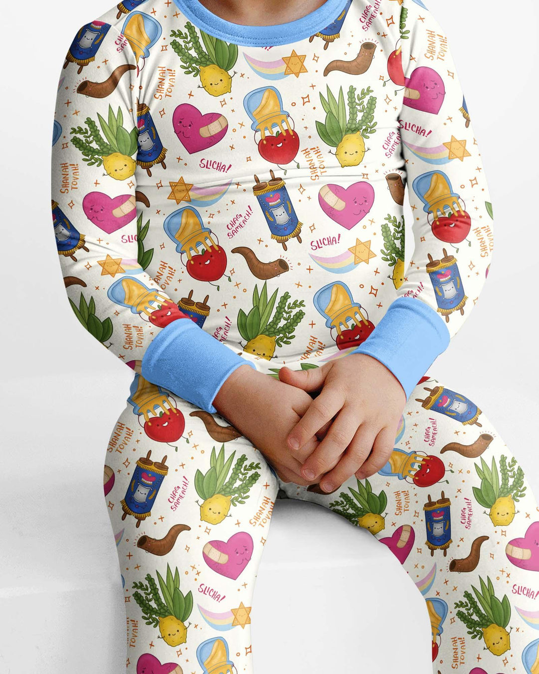 Conjunto de pijama de dos piezas de bambú de manga larga