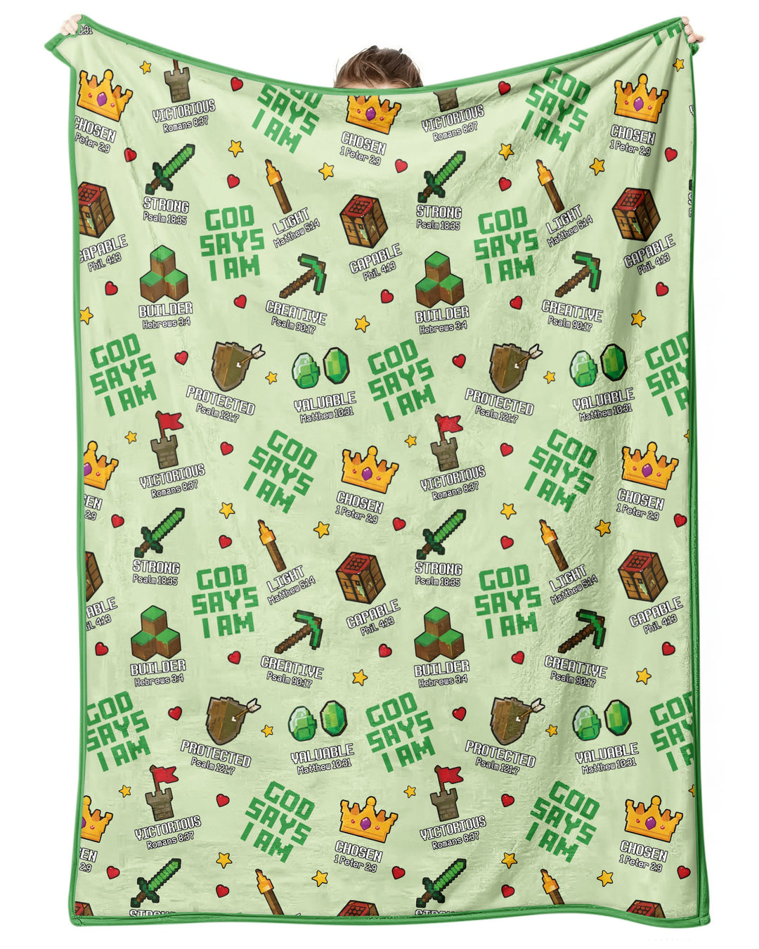 Christian Gamer Bamboo Blanket
