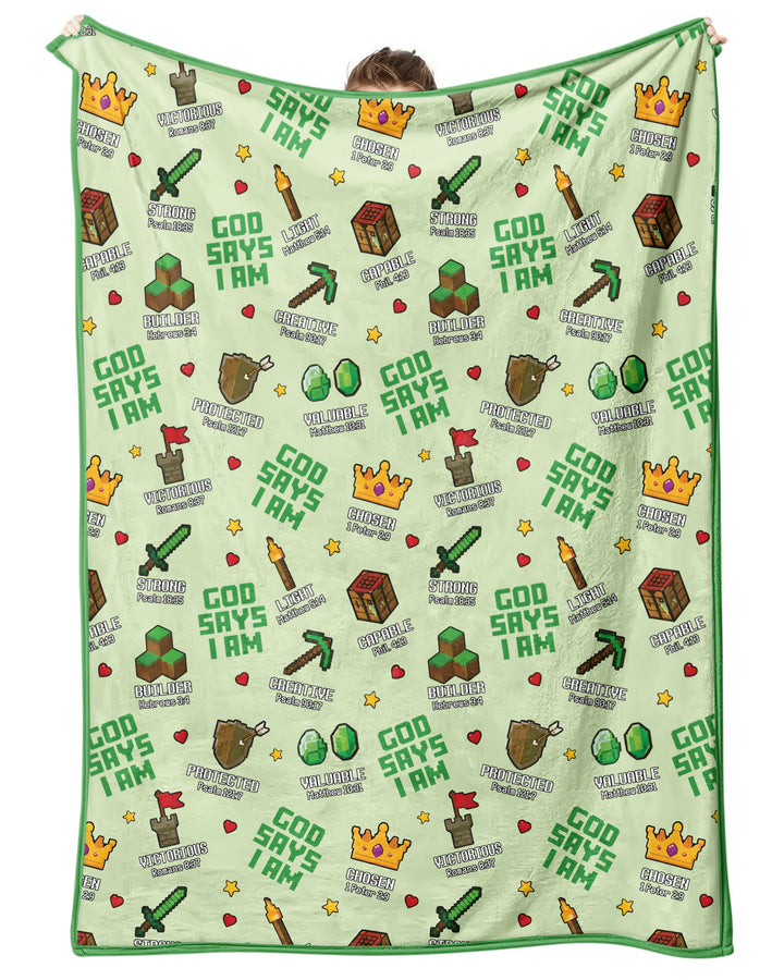 Christian Gamer Bamboo Blanket