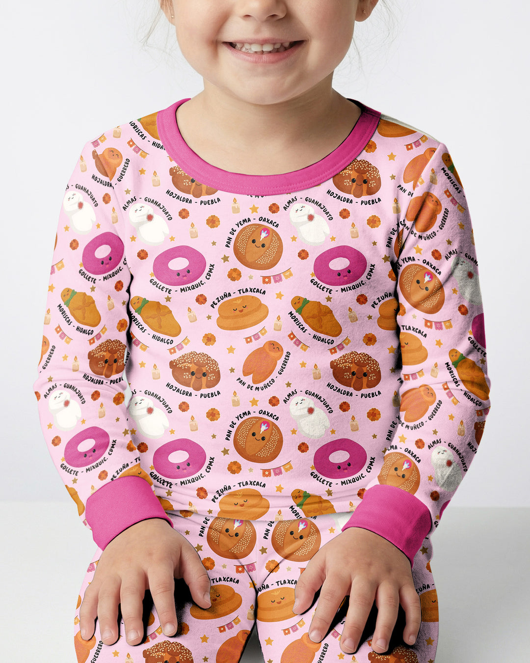 Pan Dulce Fiesta Bamboo Two Piece Long Sleeve Pajama Set