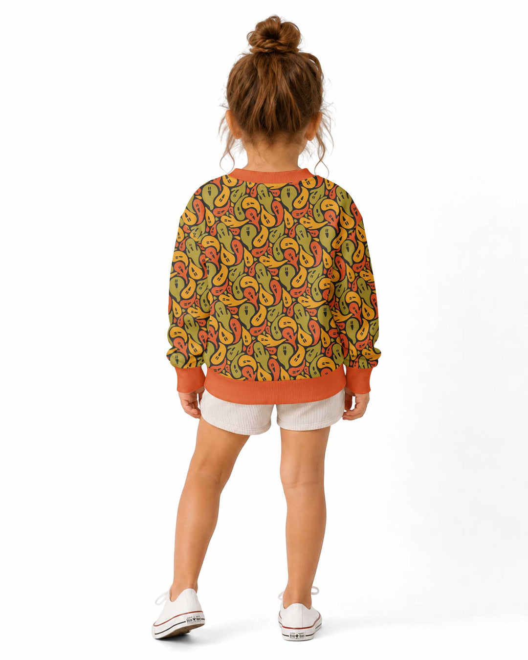 Retro Haunts & Happy Boos Bamboo Crewneck Sweatshirt