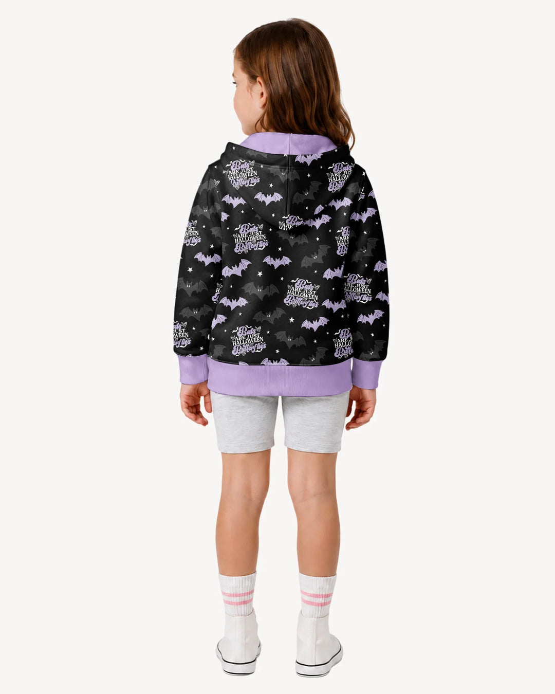 Halloween Butterflies Bamboo Zip Hoodie