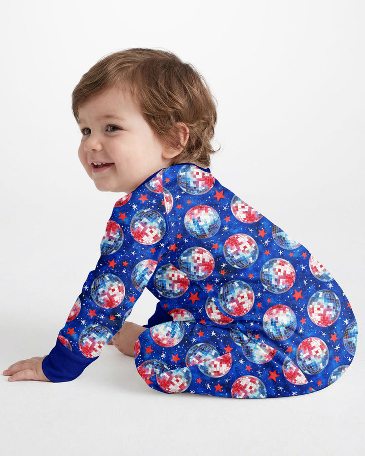 USA Disco Balls Bamboo Convertible Zippy