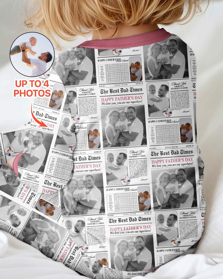 Custom Photo The Best Dad Times Bamboo Convertible Zippy