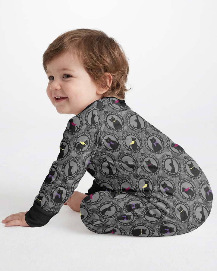 Midnight Cat Parade Bamboo Convertible Zippy