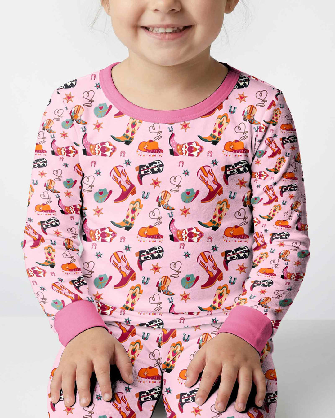Rodeo Darling Bamboo Two Piece Long Sleeve Pajama Set