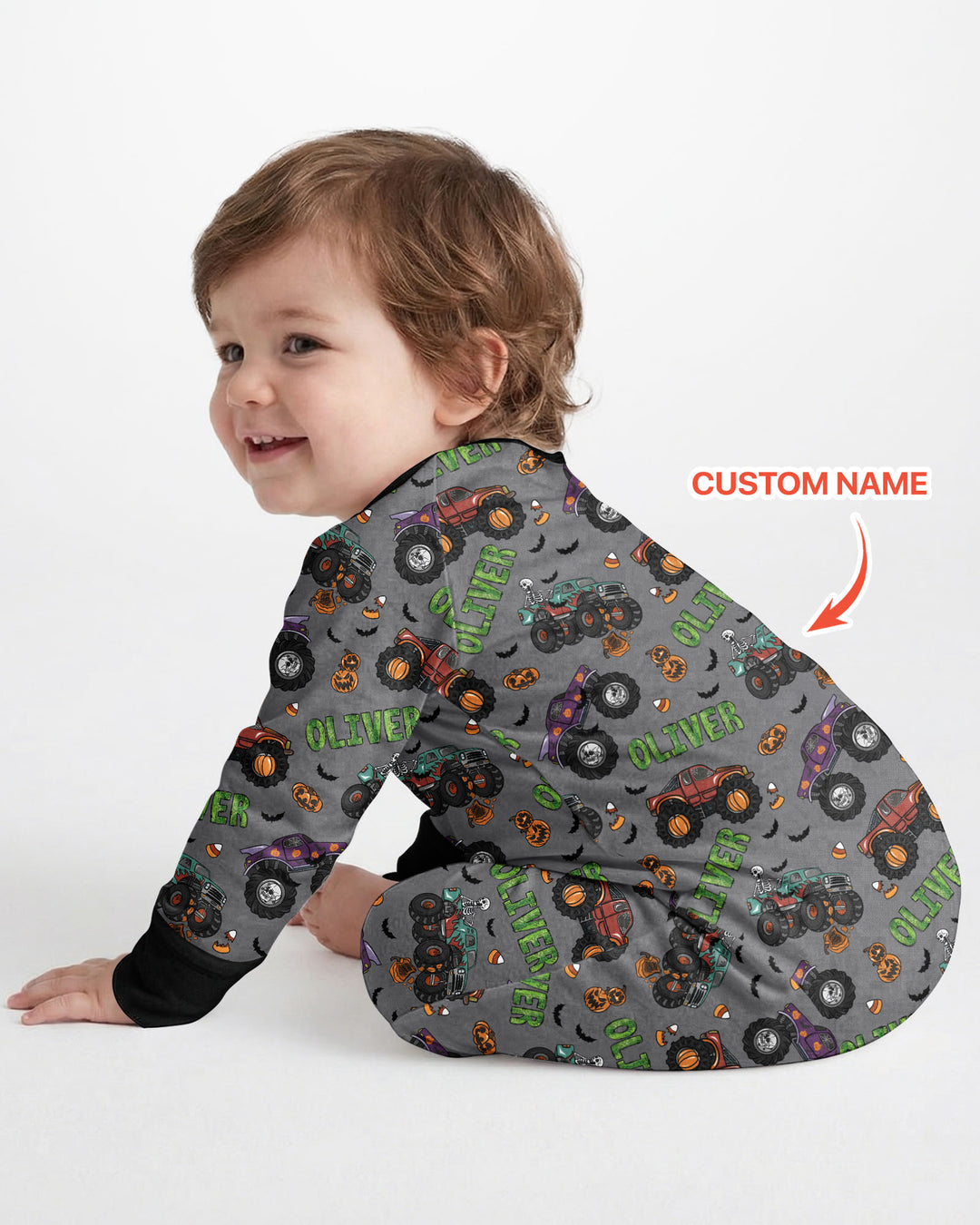Gerippte Babykleidung mit individuellem Foto - Weich &amp; Skizzenhaft