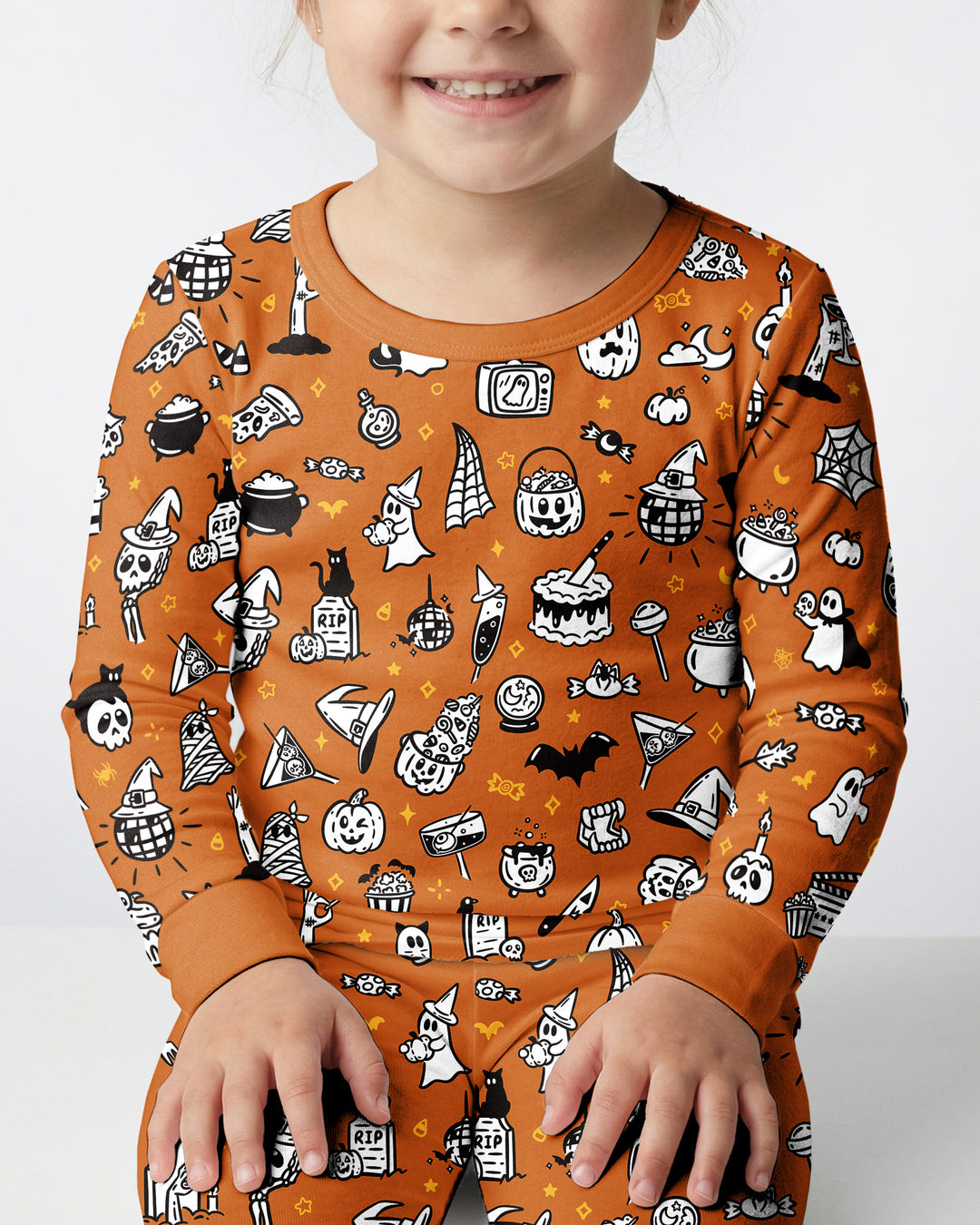 Spooky Season Bamboo Two Piece Long Sleeve Pajama Set