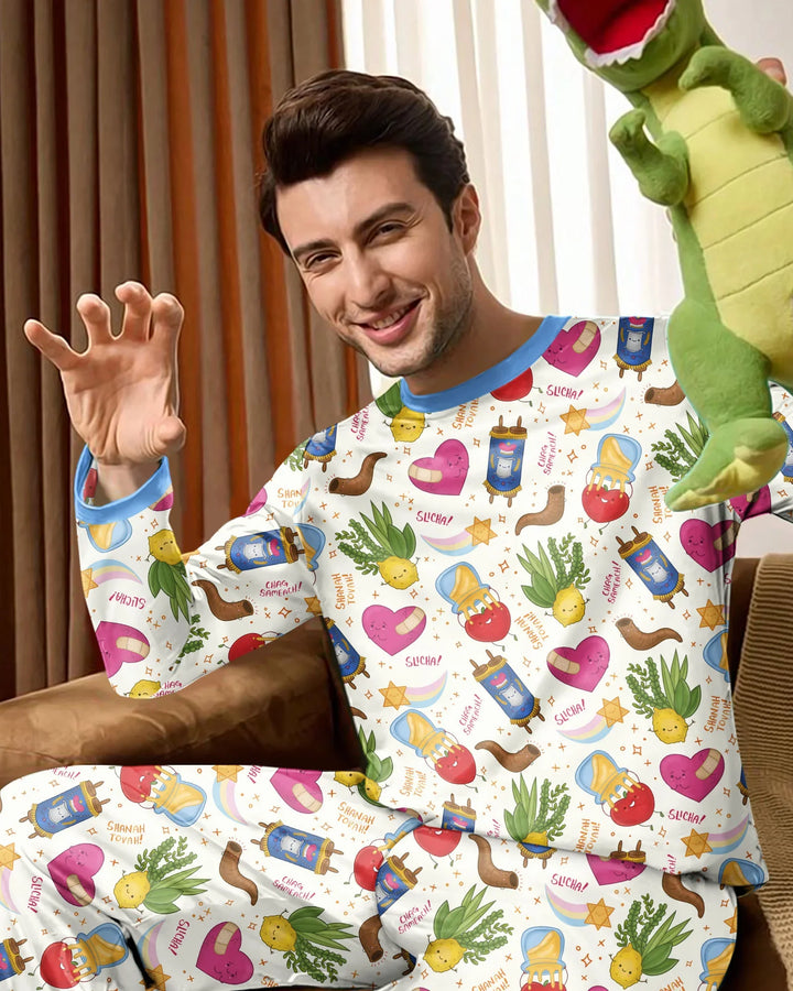 plantilla Conjunto de Pijama de Bambú para Hombre