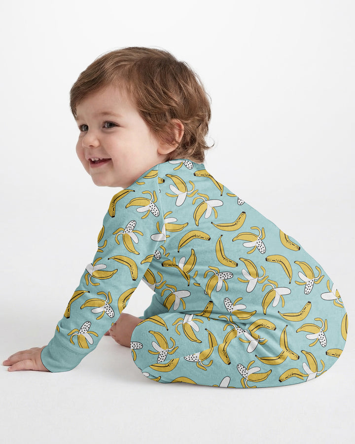 Bananas Bamboo Convertible Zippered Romper