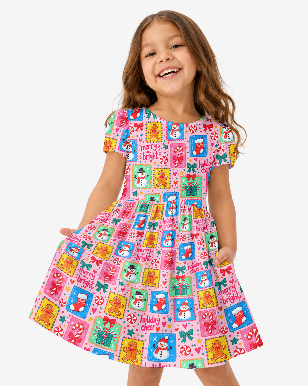 Merry & Bright Bamboo Twirl Dress