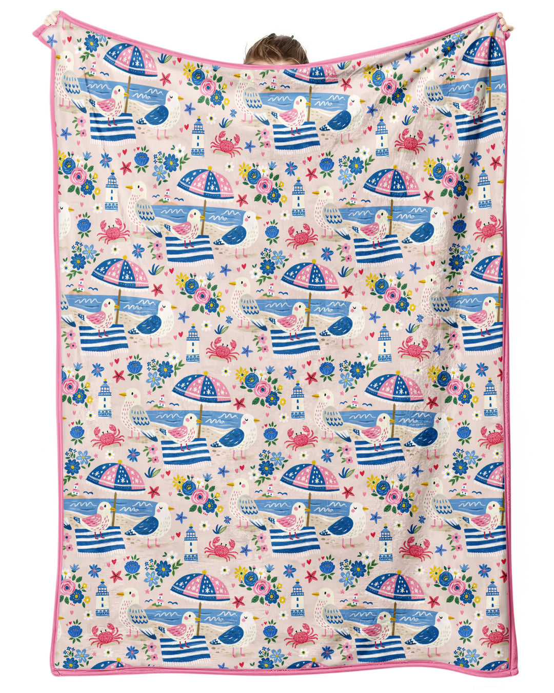 A Day At The Shore Bamboo Blanket