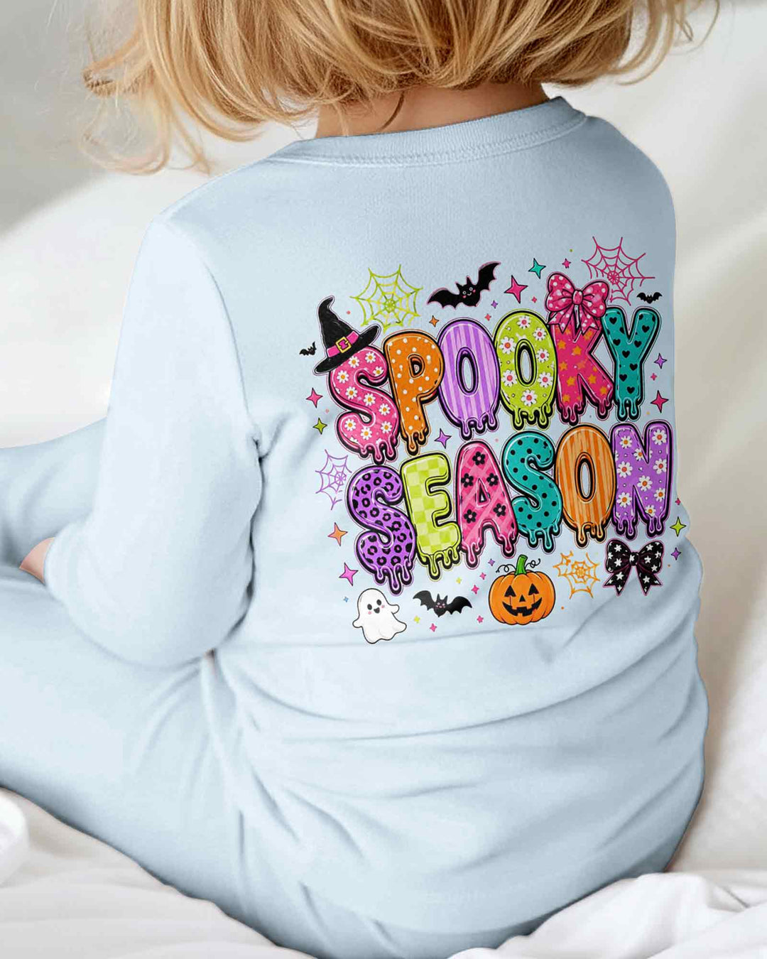 Personalized Spooky Season Pumpkin Ghost Bamboo Convertible Zippy