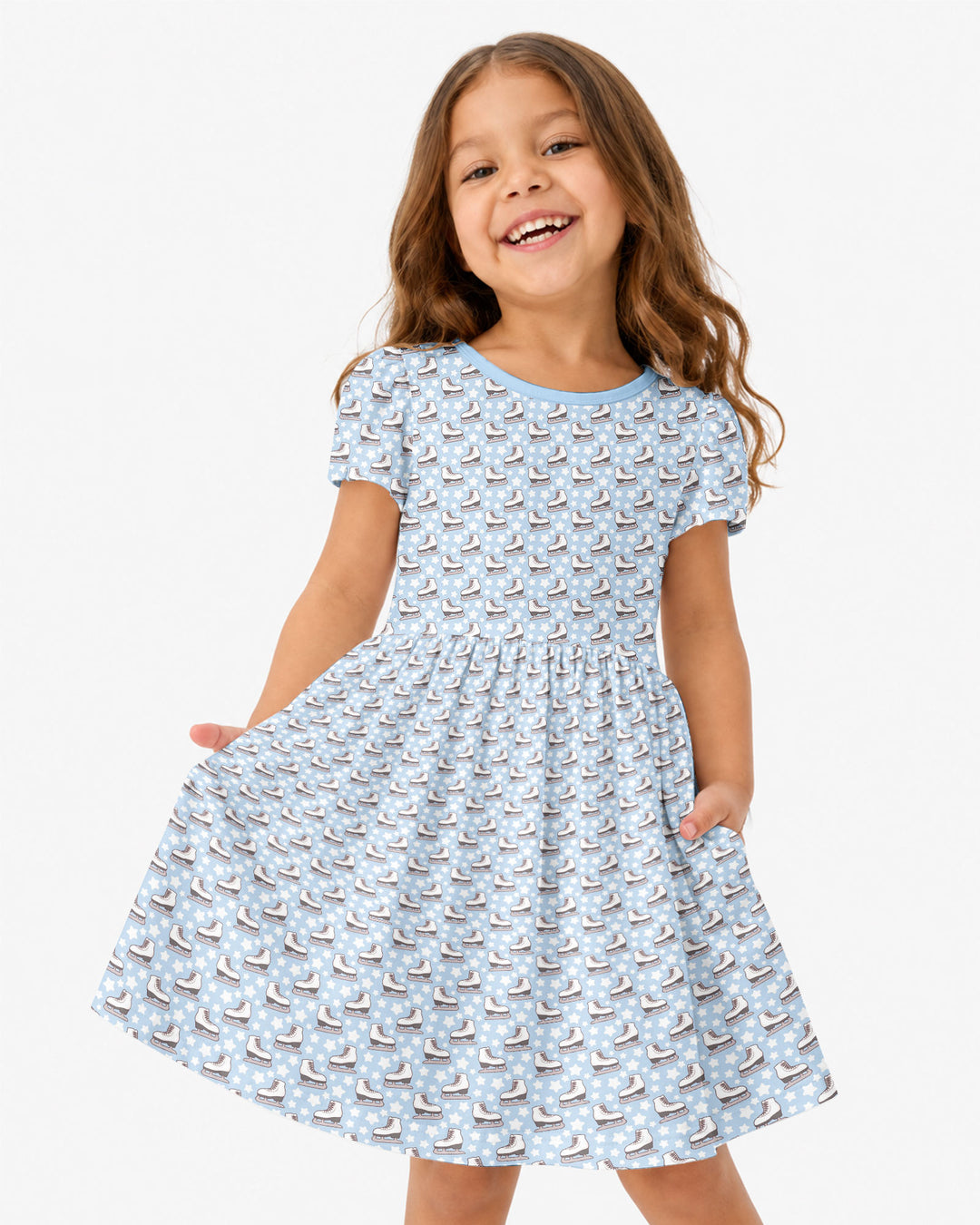 Ice Skating Bamboo Twirl Dress