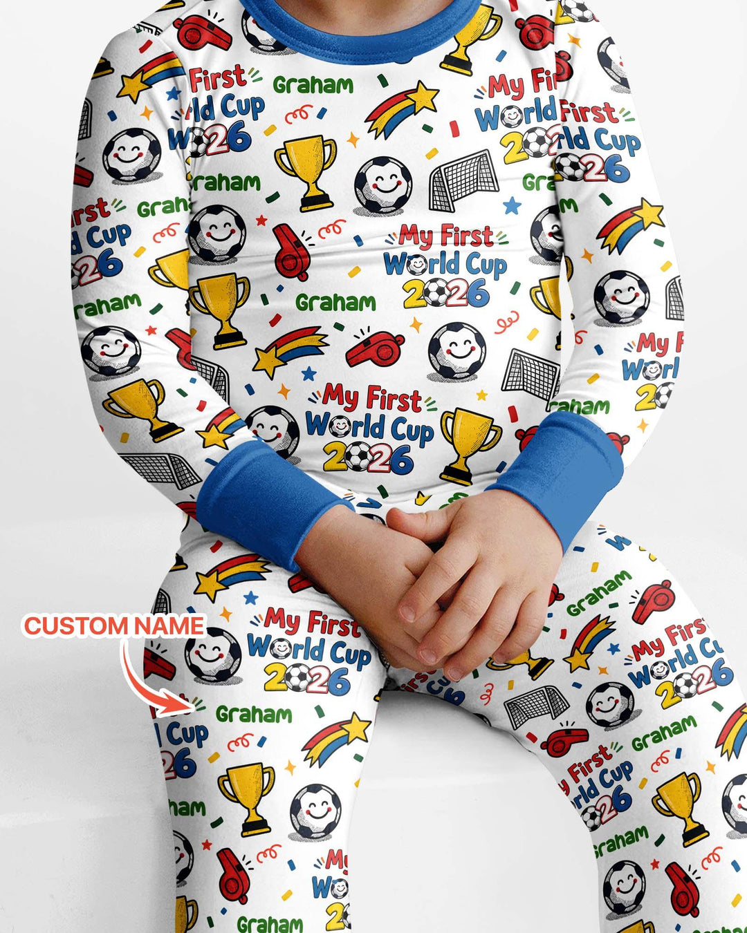 Conjunto de pijama de dos piezas de bambú con mangas largas, plantilla PERSONALIZADA