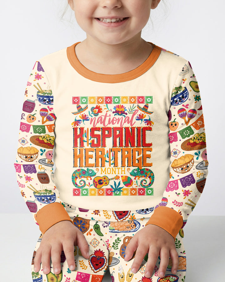 Hispanic Heritage Fiesta Bamboo Two Piece Long Sleeve Pajama Set