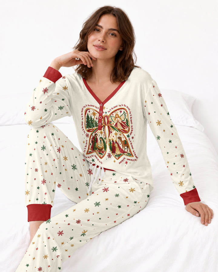 Joy To The World Bamboo Women Pajama Set