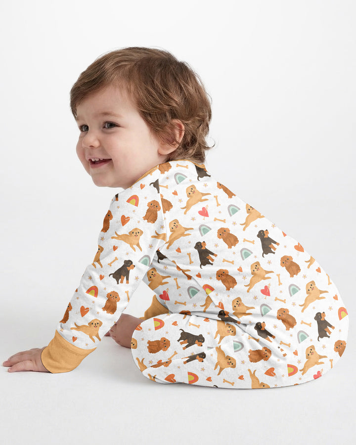 Brown Dogs Bamboo Convertible Zippered Romper