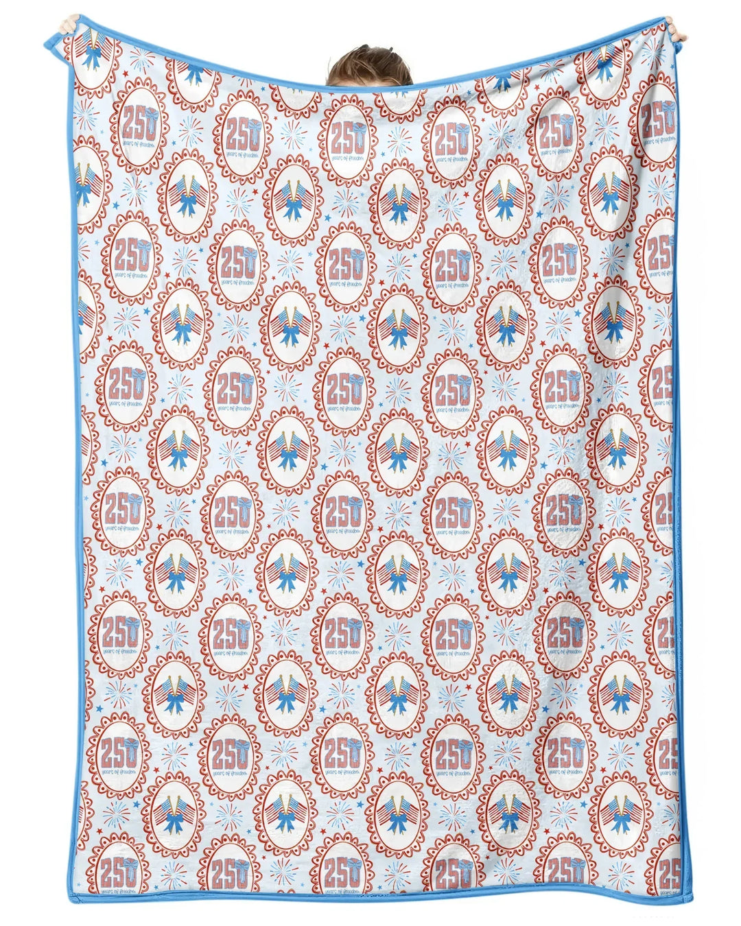 Patriotic CoquetteBamboo Blanket