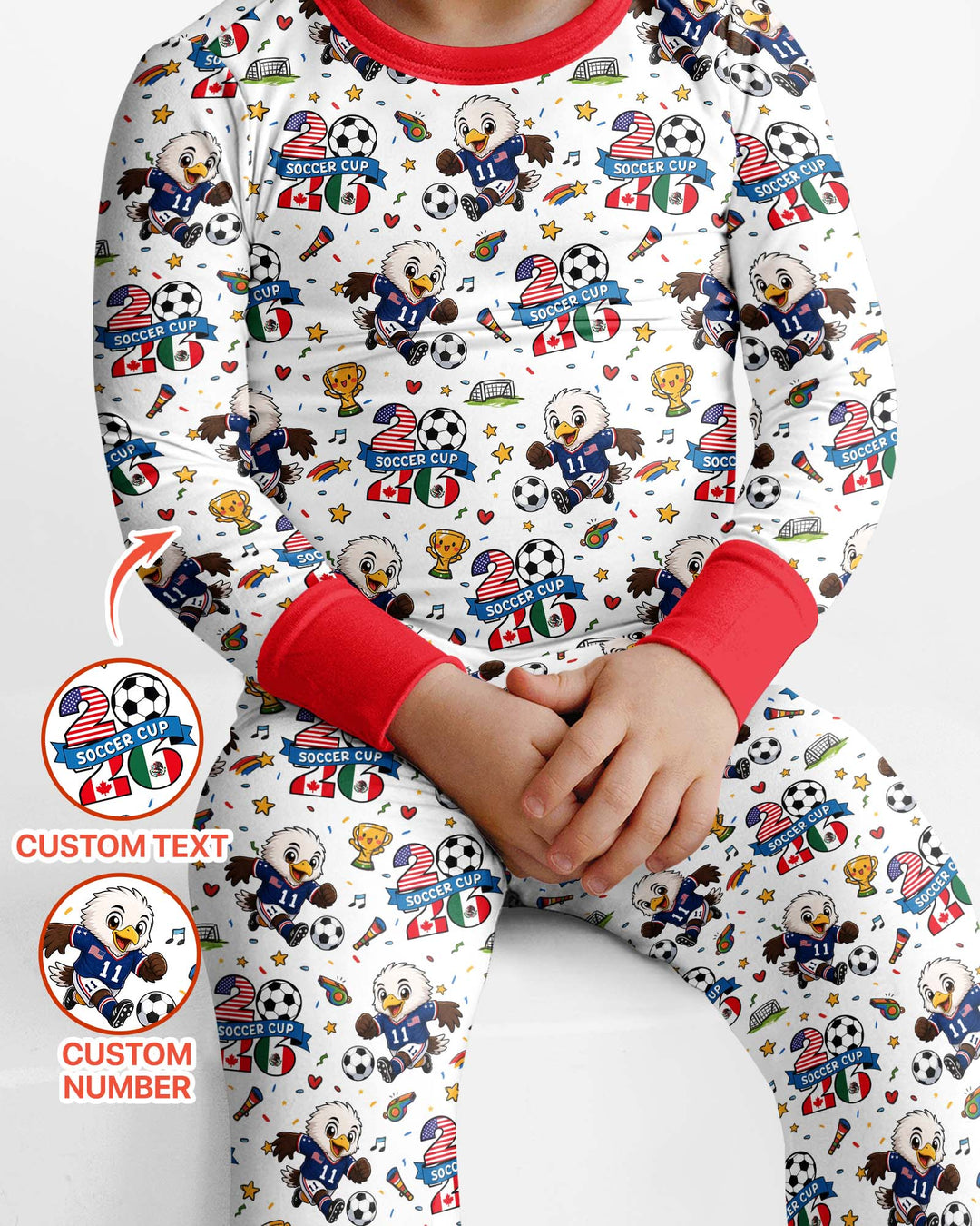 Conjunto de pijama de dos piezas de bambú con mangas largas, plantilla PERSONALIZADA