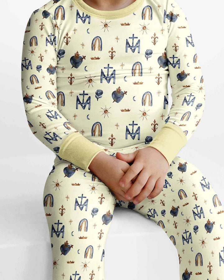 Immaculate Heart Bamboo Two Piece Long Sleeve Pajama Set