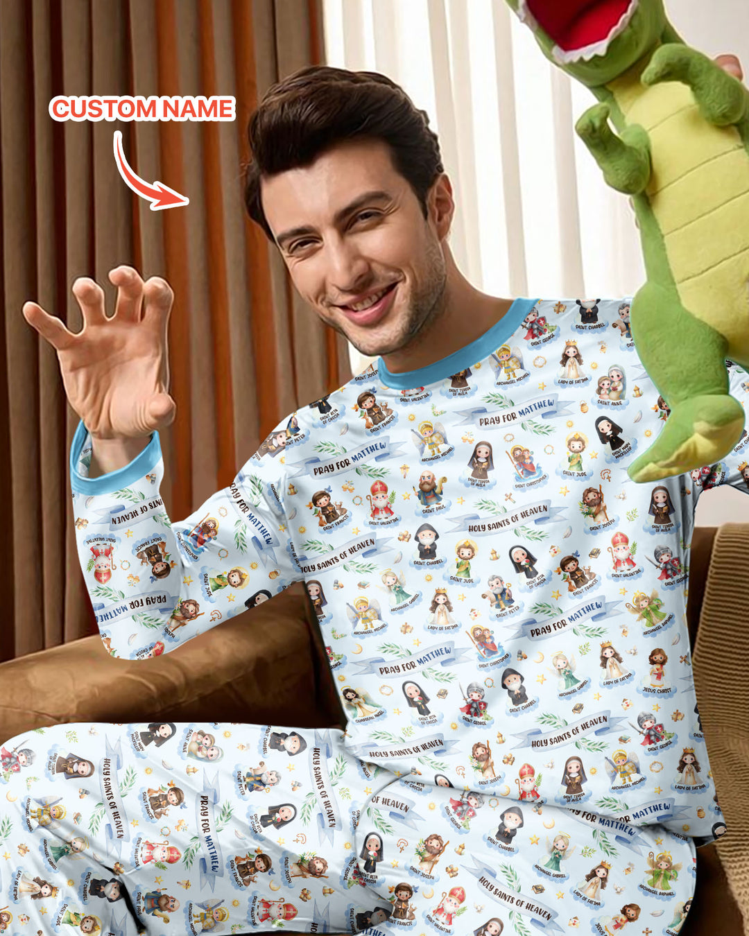 Vorlage Benutzerdefiniertes Herren-Pyjama-Set