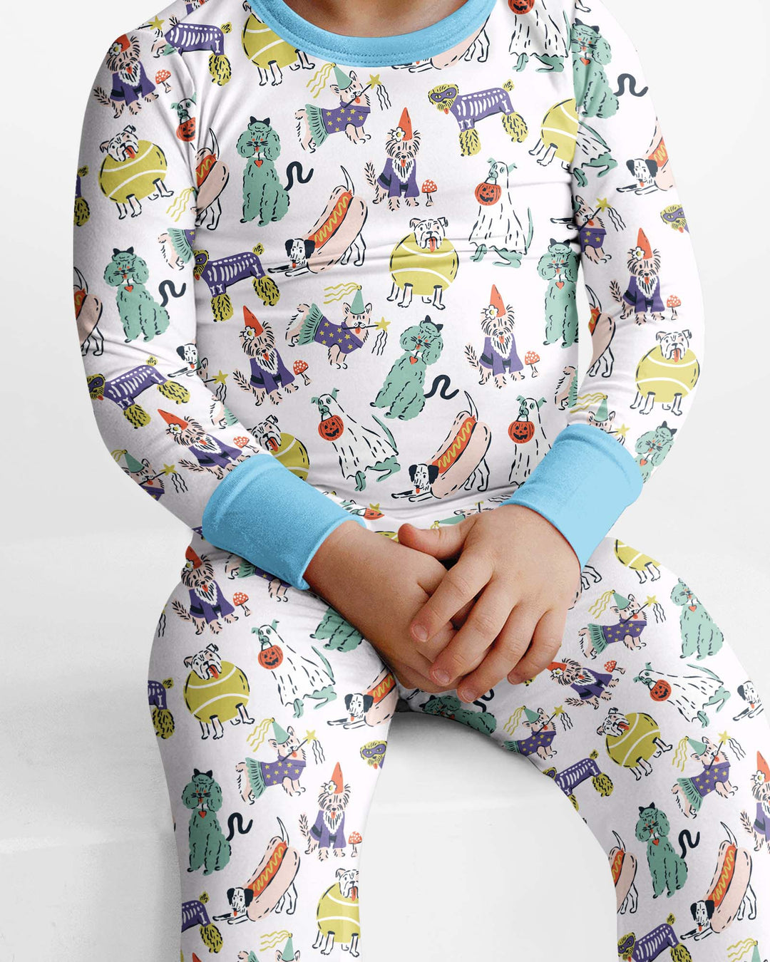 Bark-O-Ween Bamboo Two Piece Long Sleeve Pajama Set