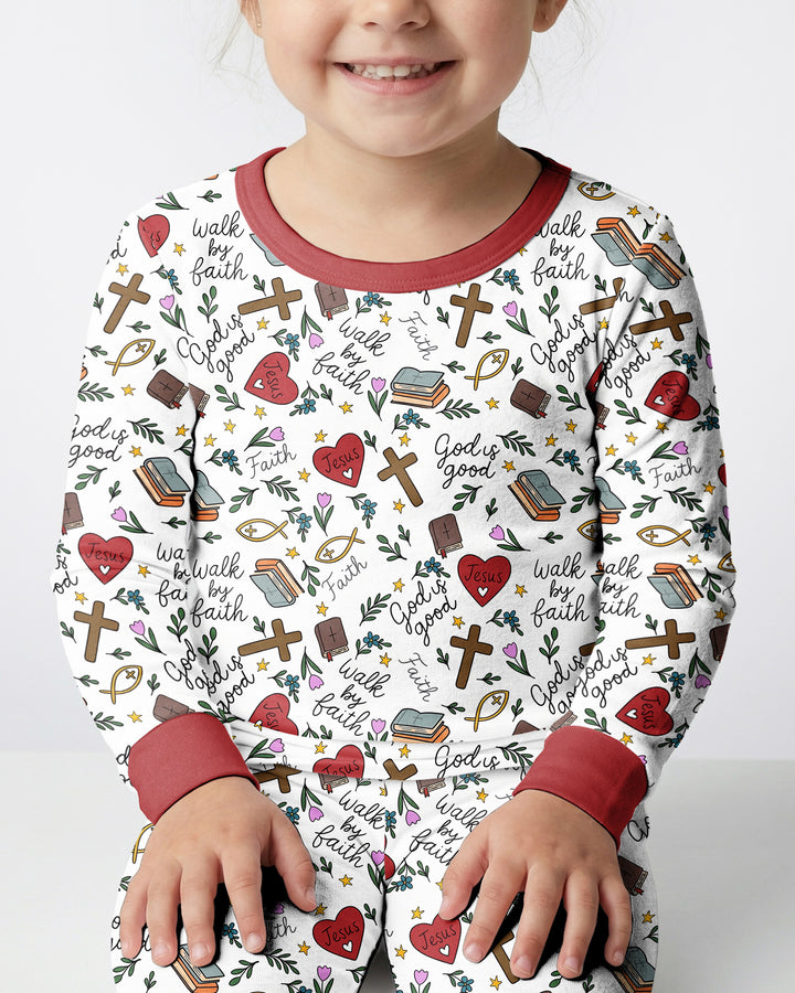 Conjunto de pijama de dos piezas de bambú con mangas largas, plantilla PERSONALIZADA