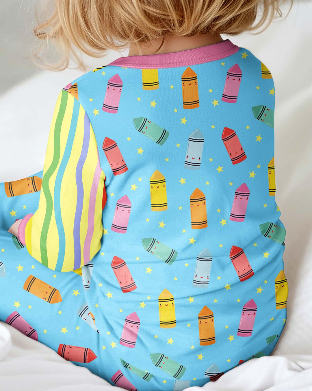 Gerippte Babykleidung mit individuellem Foto - Weich &amp; Skizzenhaft