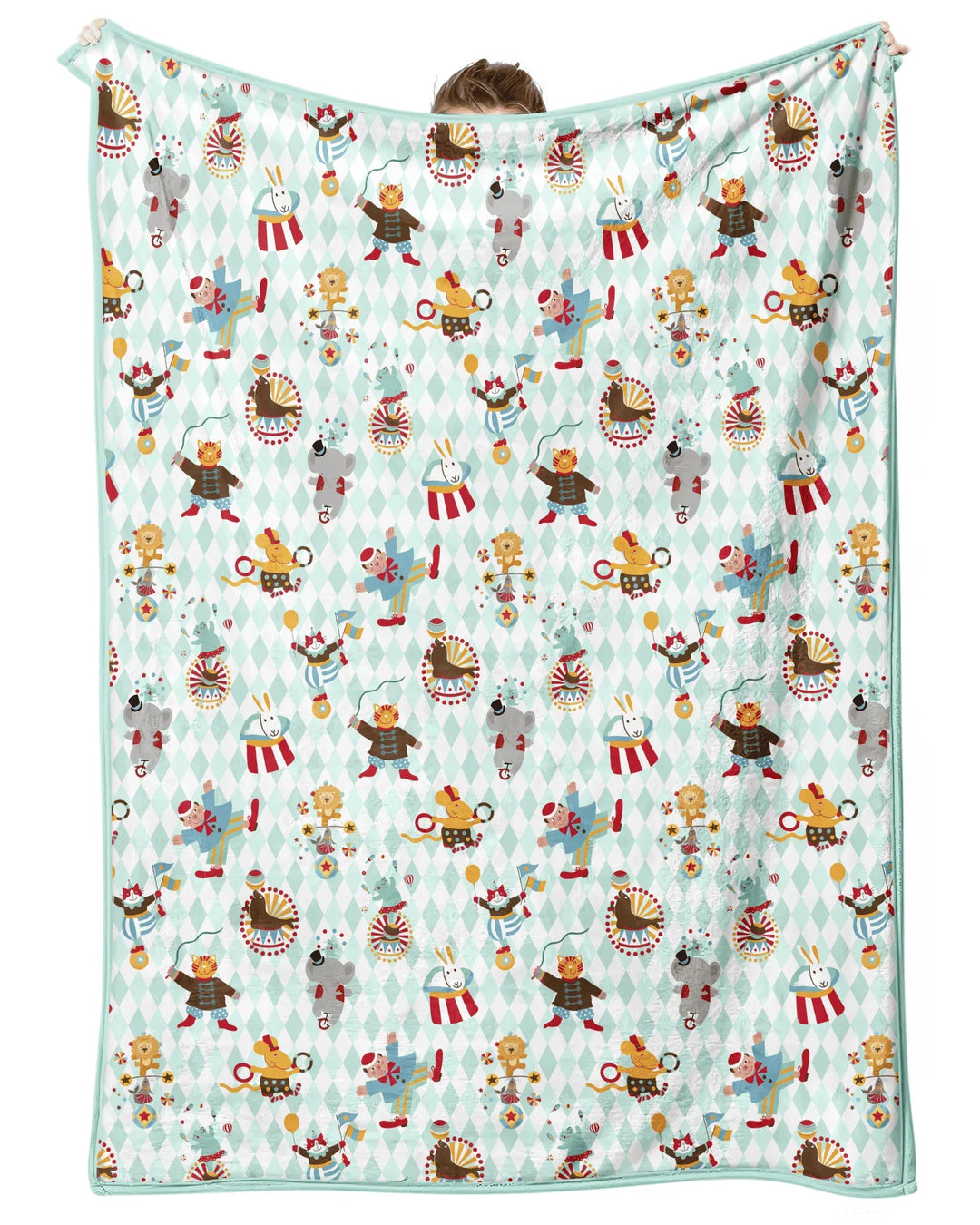 Circus Animal Bamboo Blanket